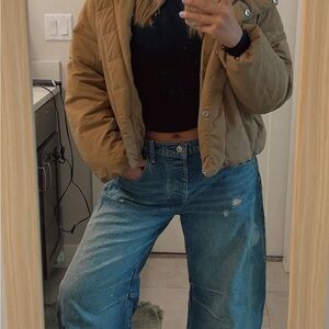 Free People mid rise barrel jeans